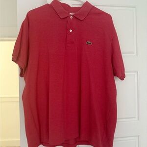 Lacoste Men's Polo Shirt in Rich Red
